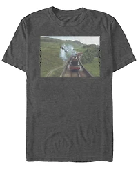Fifth Sun Men's Catching The Train Short Sleeve Crew T-shirt