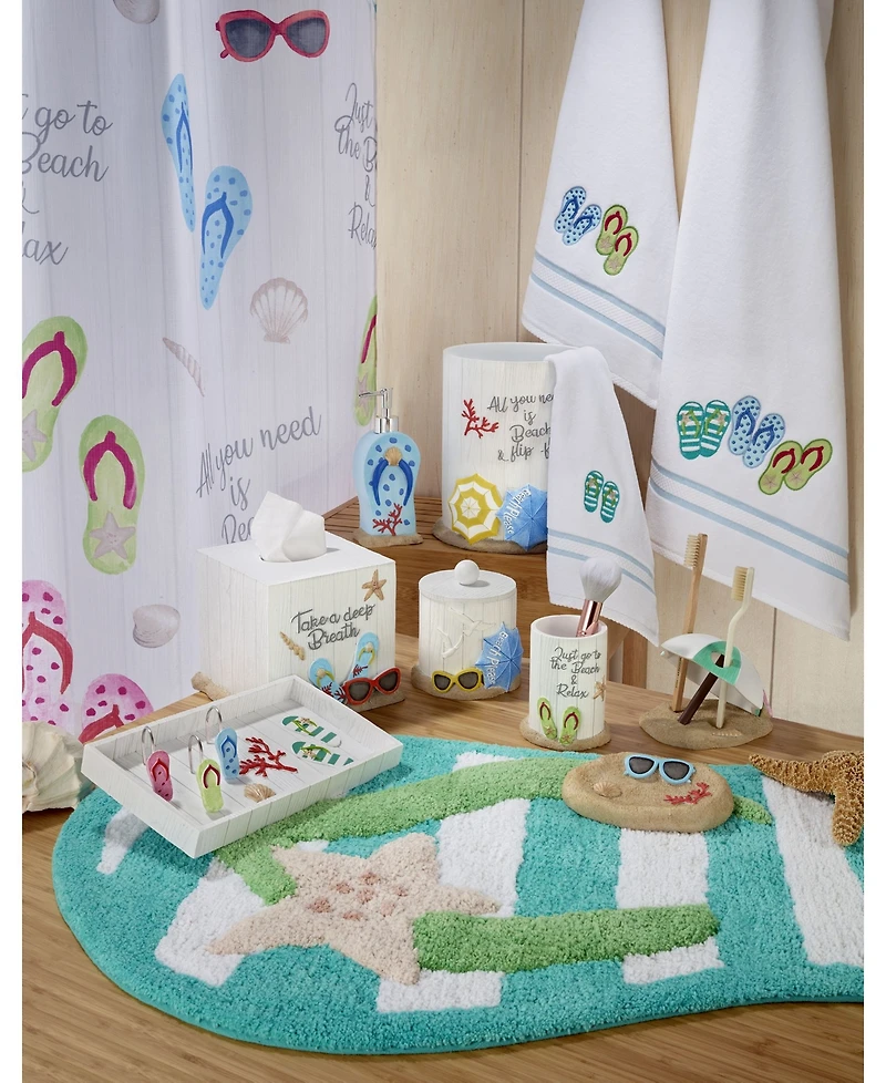 Avanti Beach Mode Flip-Flop Motif Resin Tumbler