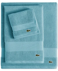 Lacoste Home Heritage Anti-Microbial Supima Cotton Bath Towel, 30" x 54"