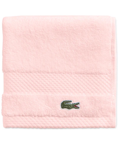 Lacoste Home Heritage Anti-Microbial Supima Cotton Washcloth, 13" x
