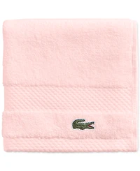 Lacoste Home Heritage Anti-Microbial Supima Cotton Washcloth, 13" x