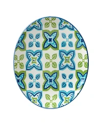 Damask Floral Set of 6 Canape Plate