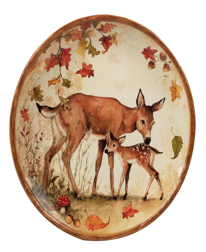 Pine Forest Set of 4 Dinner Plate