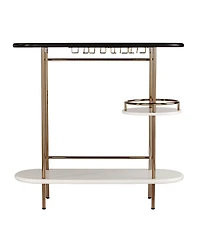 Digli Wine, Bar Table with Glassware Storage