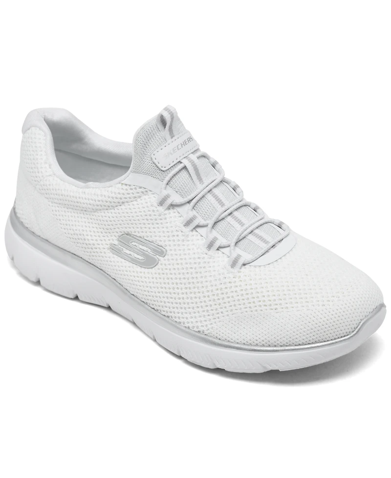 Skechers Women's Summits - Cool Classic Wide Width Athletic Walking Sneakers from Finish Line