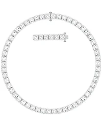 Swarovski Rhodium-Plated Millenia All-Around Necklace, 15" + 2" extender