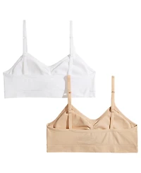 Maidenform Little & Big Girls 2-Pack Seamless Ruched Bras