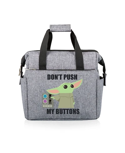 Mandalorian the Child on the Go Buttons Lunch Cooler Tote Bag