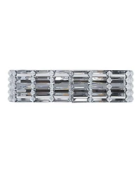 Evelyn Crystal Rectangle -Light Glam Modern Led Vanity Light