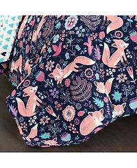 Lush Decor Kids Pixie Fox 3 Piece Quilt Set, Full/Queen