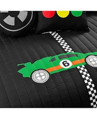 Lush Decor Kids Racing Cars 4-Pc. Quilt Set, Twin