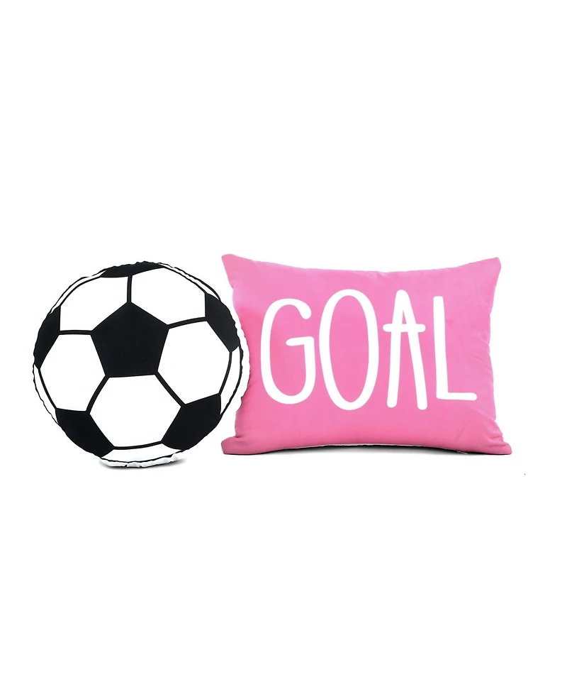 Lush Decor Kids Girls Soccer Kick -Pc. Quilt Set