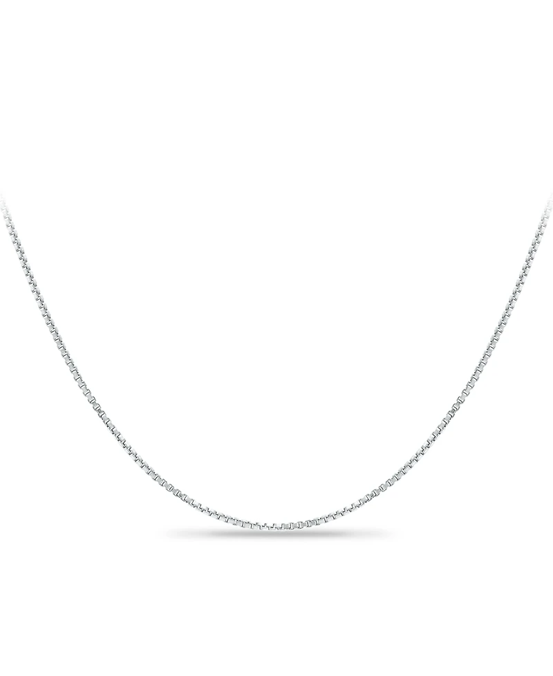 Giani Bernini Box Link 16" Chain Necklace in Sterling Silver, Created for Macy's