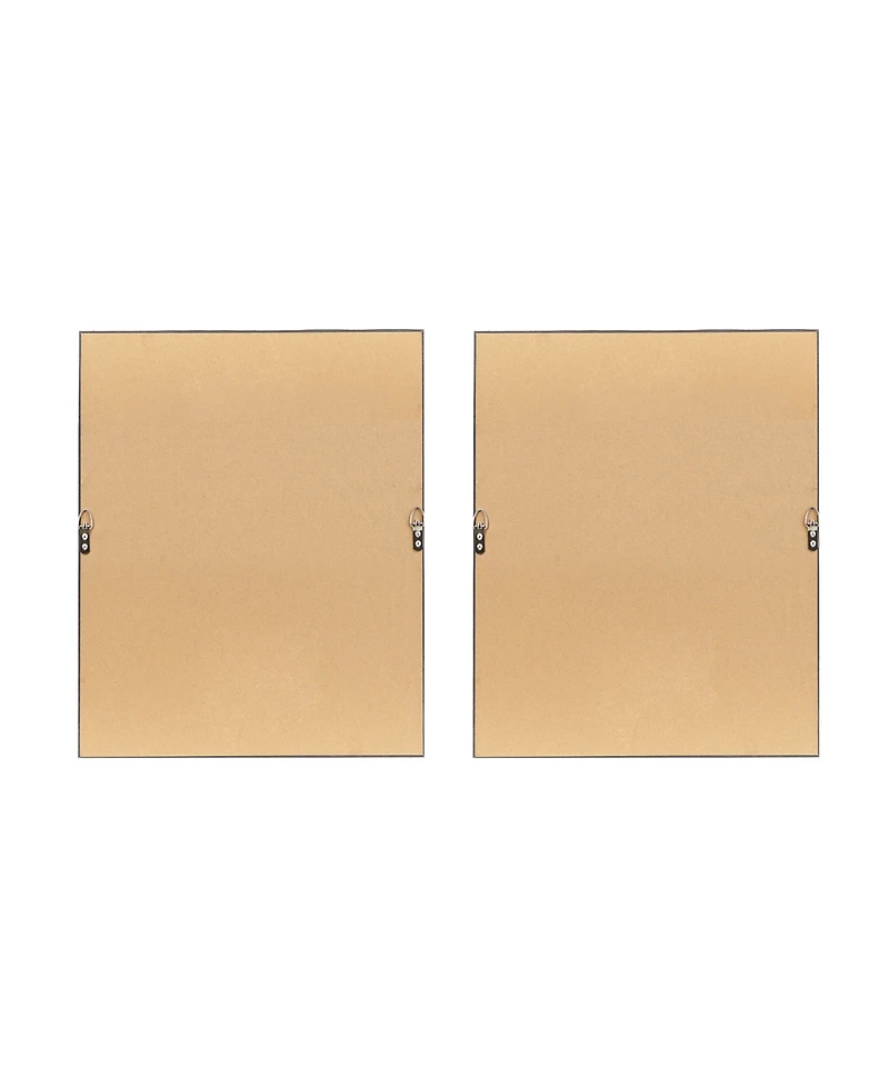 Madison Park Feminine Figures 2 Piece Deckle Edge Sketch Framed Wall Art Set, 17" x 21"