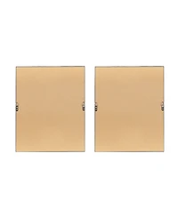 Madison Park Feminine Figures 2 Piece Deckle Edge Sketch Framed Wall Art Set, 17" x 21"