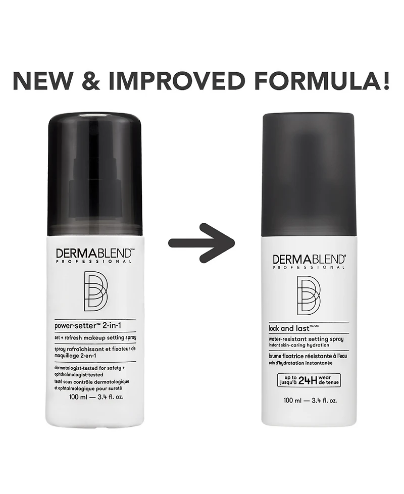 Dermablend Lock & Last Water-Resistant Setting Spray, 3.4 oz.