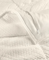 Hotel Collection Dobby Diamond 2-Pc. Sham Set, European, Exclusively at Macy's