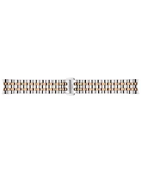 Tissot Women's Swiss Automatic Carson Diamond (1/20 ct. t.w.) Rose Gold & Stainless Steel Bracelet Watch 30mm