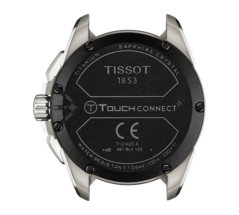 Tissot Men's Swiss T-Touch Connect Solar Titanium Bracelet Smart Watch 48mm