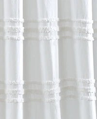 Dkny Chenille Stripe Shower Curtain, 72" x