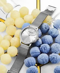 Women's Silver-Tone Mesh Bracelet Watch 38mm