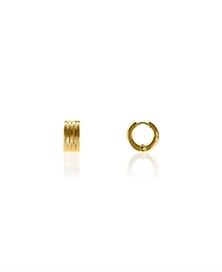 Oma The Label Women's Anekhe 18K Gold Plated Brass Huggies Earrings