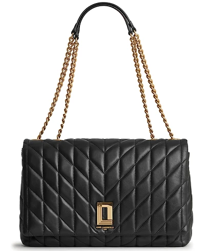 Karl Lagerfeld Paris Lafayette Large Shoulder Bag