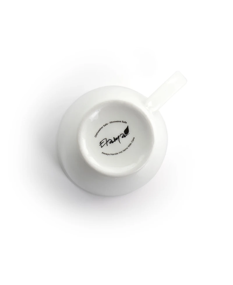 Elama Rosales Mugs, Set of 6