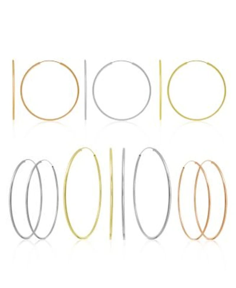 Now This Endless Hoops 1 3 5 2 7 8 In Gold Rose Gold Or Silver Plate