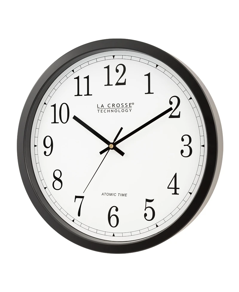 La Crosse Technology 14" Atomic Analog Wall Clock