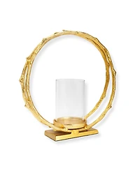 4.75" Circle Hurricane Candle Holder