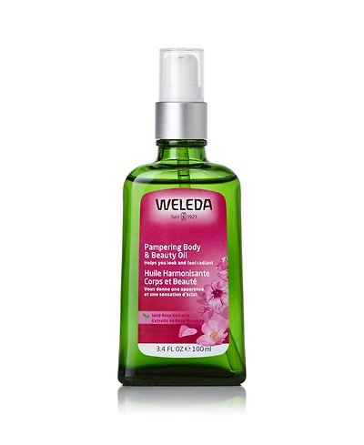 Weleda Pampering Body and Beauty Oil, 3.4 oz