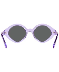 Mbb X Vogue Eyewear Sunglasses, VO5394S 52 - Transparent Lilac