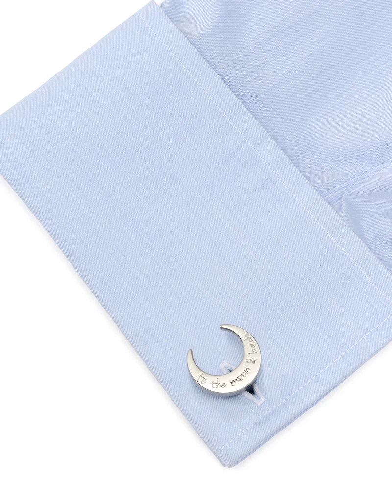 Ox & Bull Trading Co. Men's Love You to The Moon and Back Cufflinks