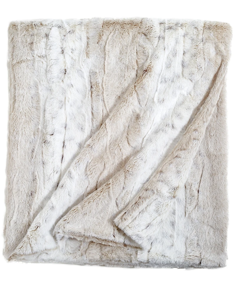 Peri Home Snow Leopard Throw, 50" x 60"