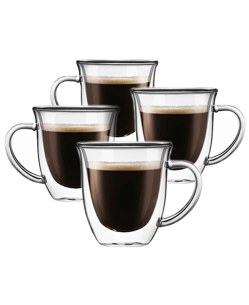 JoyJolt Serene Double Wall Insulated Glasses, Set of 4