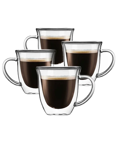 JoyJolt Serene Double Wall Insulated Glasses, Set of 4