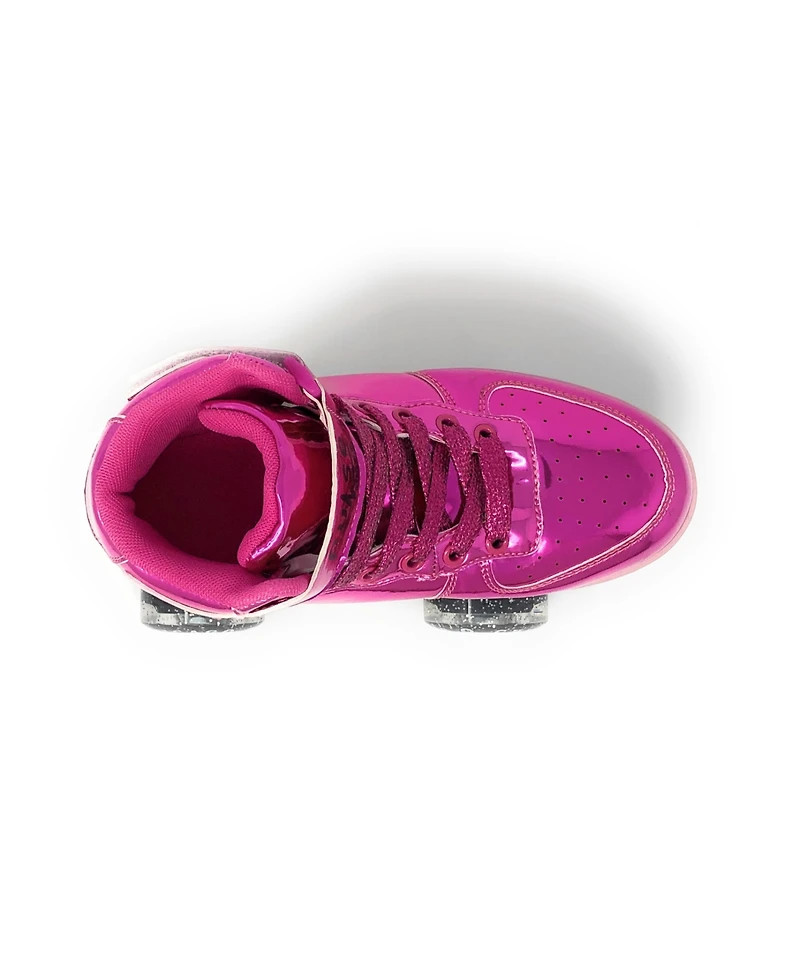 Chicago Pulse Led Light Up Quad Roller Skates, Pink