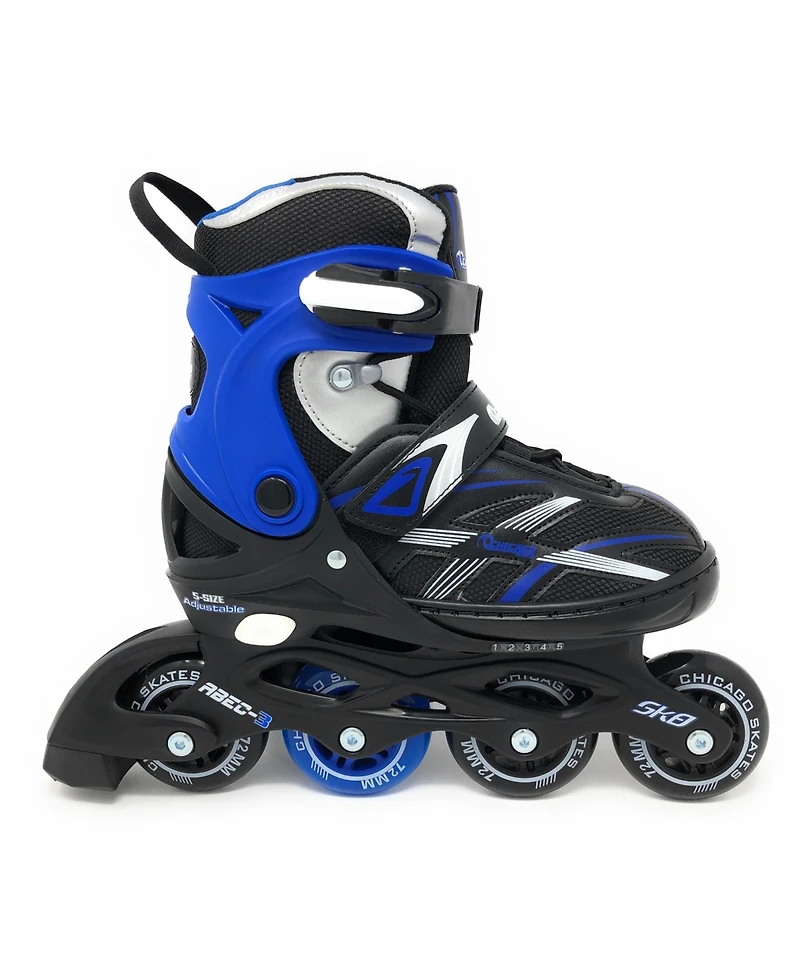 Chicago Skates Boys Adjustable Inline Skates - Size L (5-9)