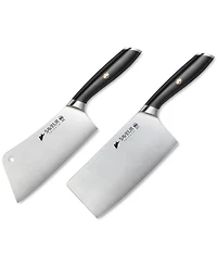 Saveur Selects Voyage Series Forged German Steel 2-Pc. Cleaver Set