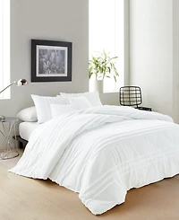 Dkny Chenille Stripe 3-Pc. Comforter Set, King