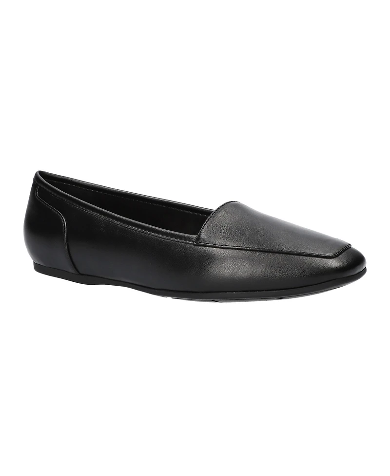 Easy Street Women's Thrill Square Toe Comfort Flats