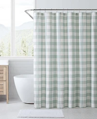 Eddie Bauer Cabin Plaid Cotton Shower Curtain, 72" x 72"