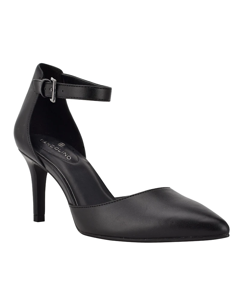 Bandolino Women's Ginata D'Orsay Ankle Strap Pointed Toe Pumps