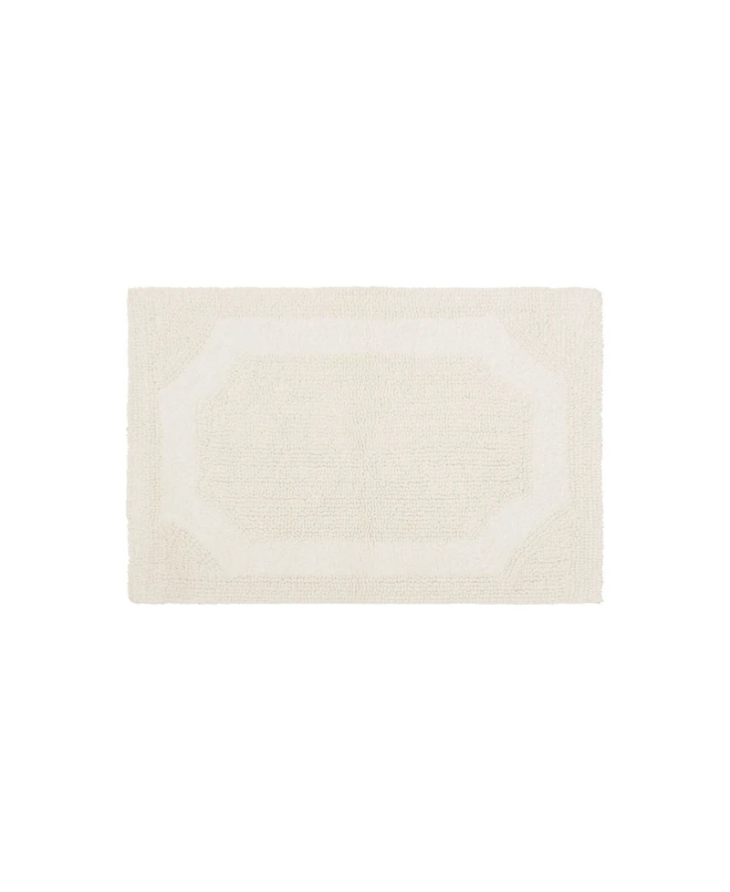 Laura Ashley Reversible Cotton Bath Mat, 17" x 24"