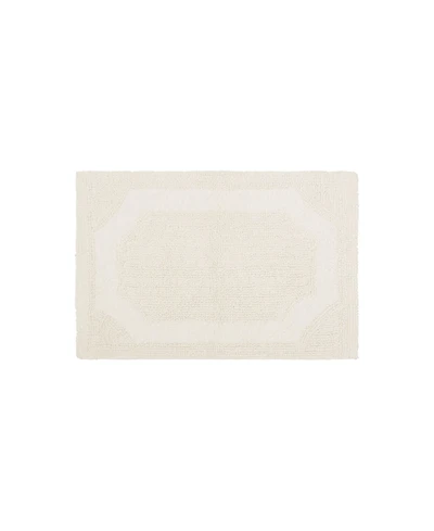 Laura Ashley Reversible Cotton Bath Mat, 17" x 24"