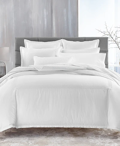 Hotel Collection Chain Links Embroidery 100% Pima Cotton Duvet Cover Set, Full/Queen, Exclusively at Macy's