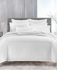 Hotel Collection Chain Links Embroidery 100% Pima Cotton Duvet Cover Set, Full/Queen, Exclusively at Macy's