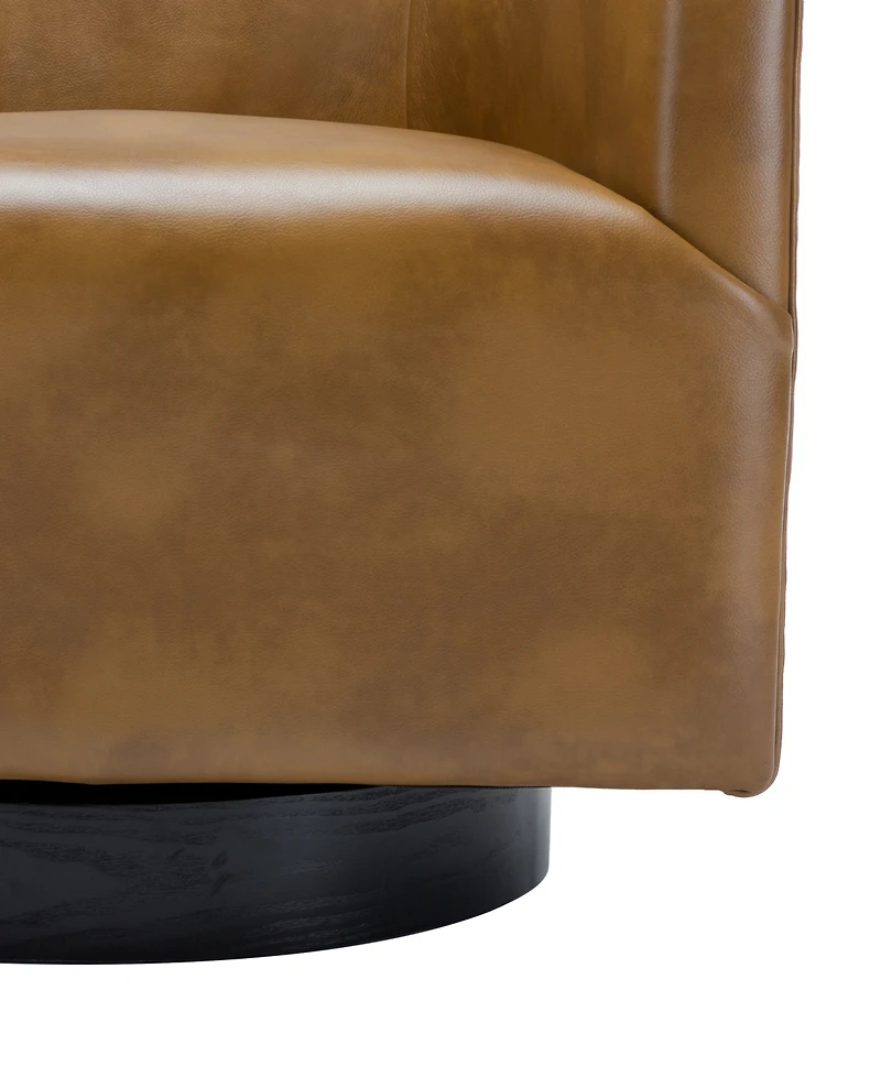 Gaven Wood Base Swivel Chair