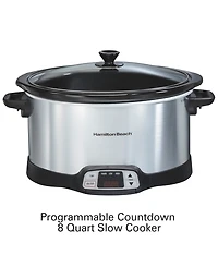 Hamilton Beach 8-Qt. Programmable Countdown Slow Cooker